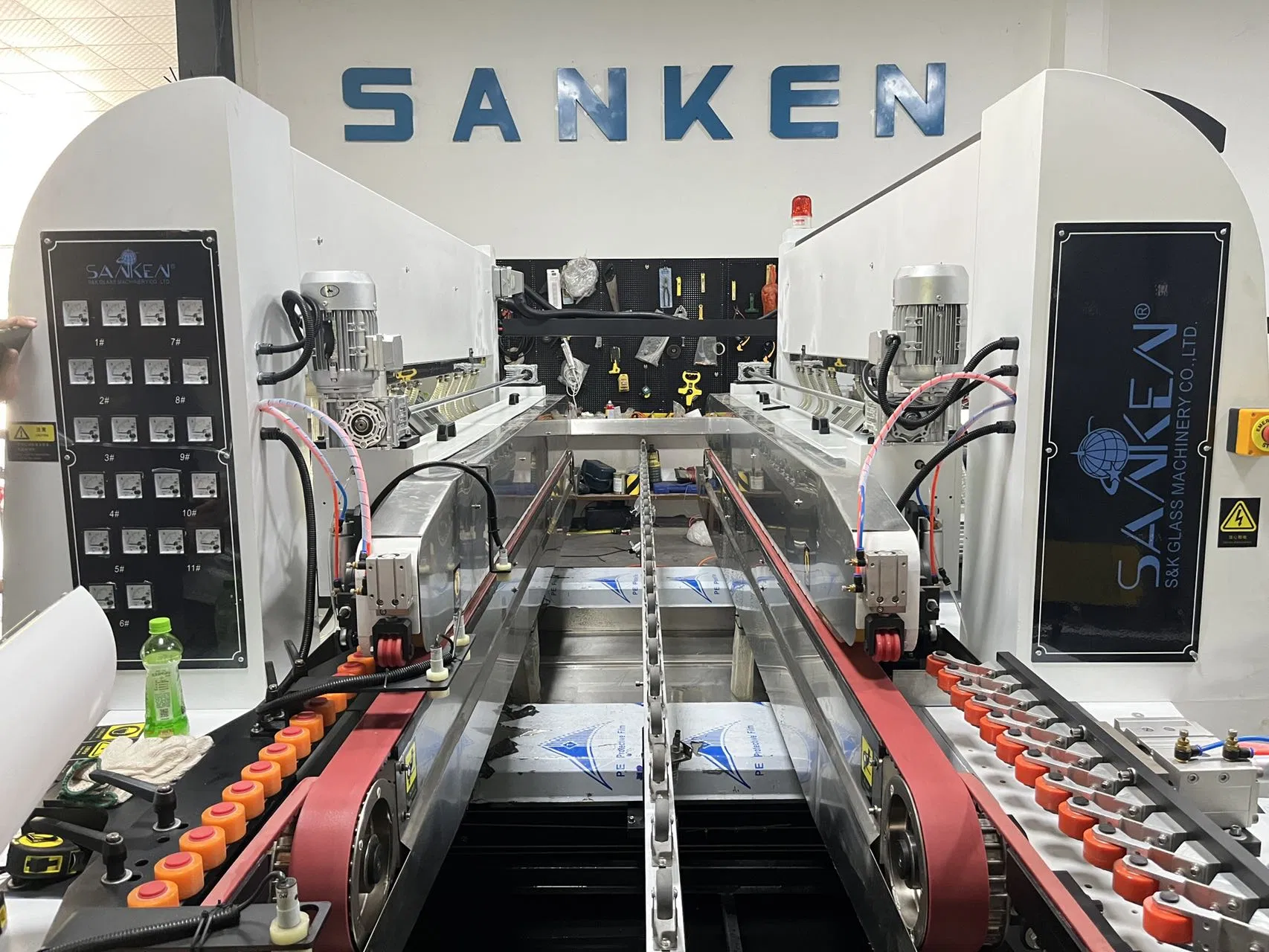 Advanced Sanken Glass Double Edger Polishing and Tempering Furnace