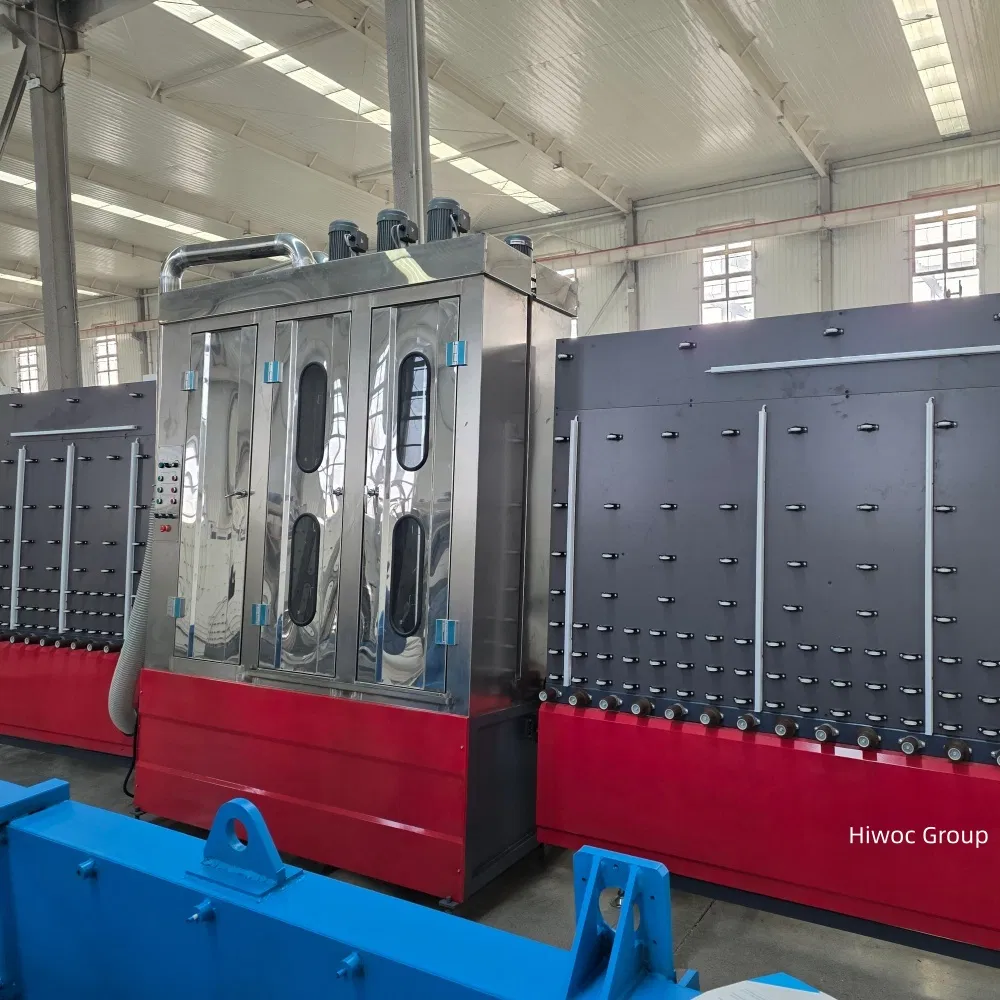 Glass Making Machine Insulating Glass Washing and Drying and Press Production Line