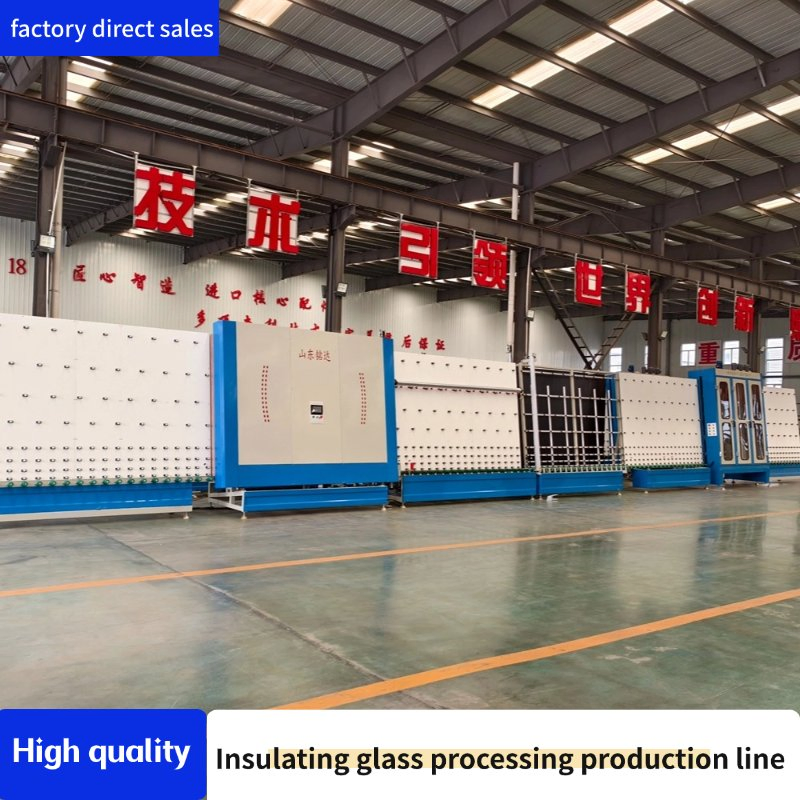 High-Productivity Production Line for Laminated Hollow Glass Plates