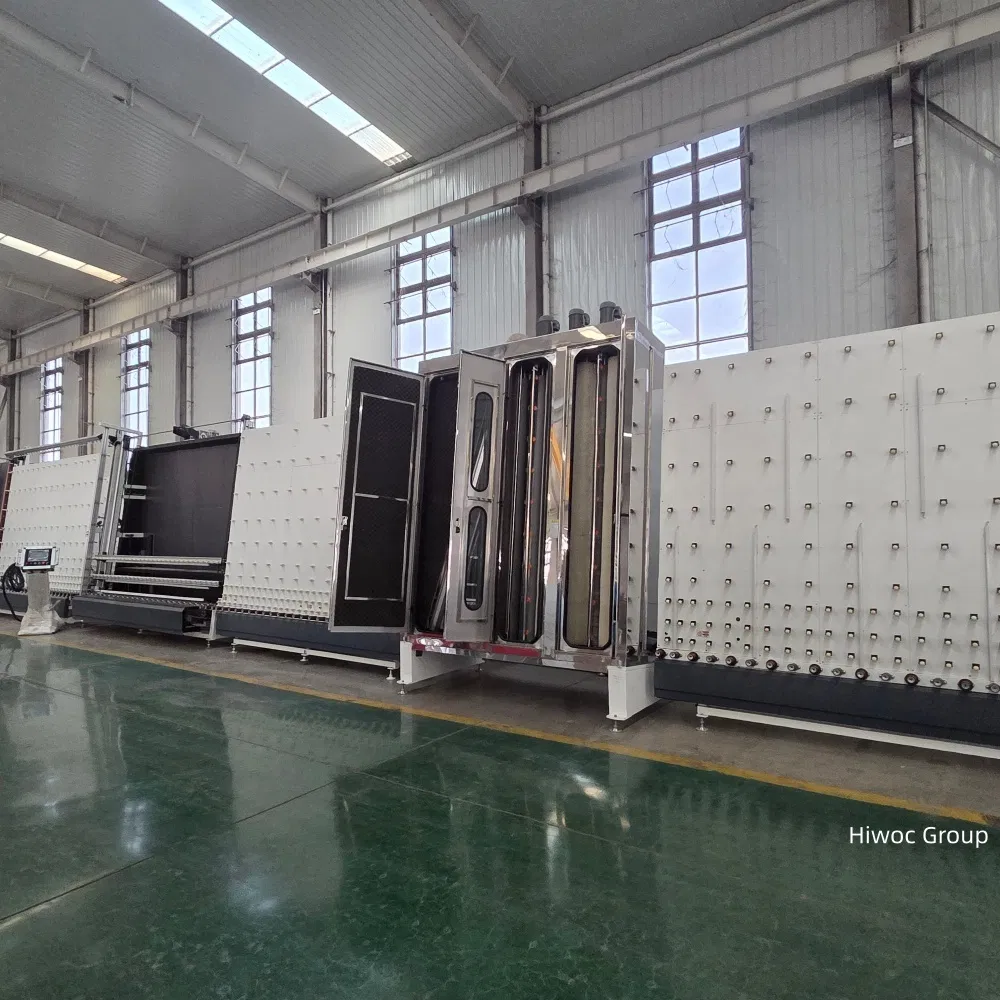 Glass Making Machine Insulating Glass Washing and Drying and Press Production Line