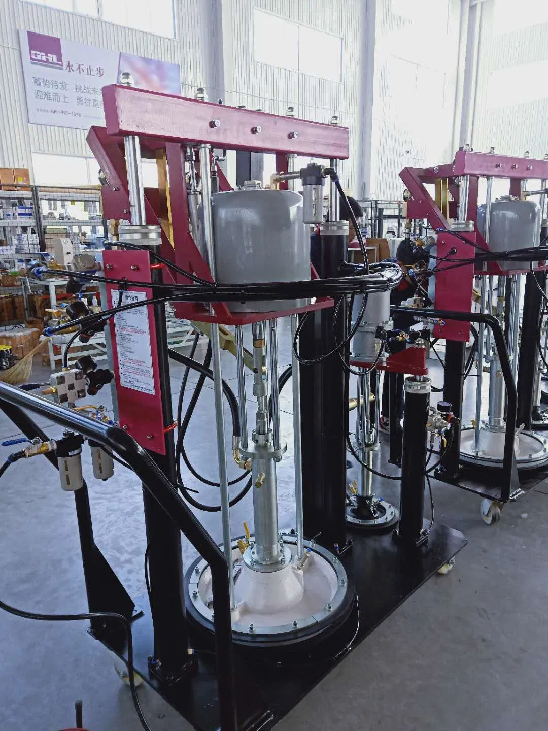 Two Component Rubber Coating Machine for Insulating Glass Two Part Sealant Extruder