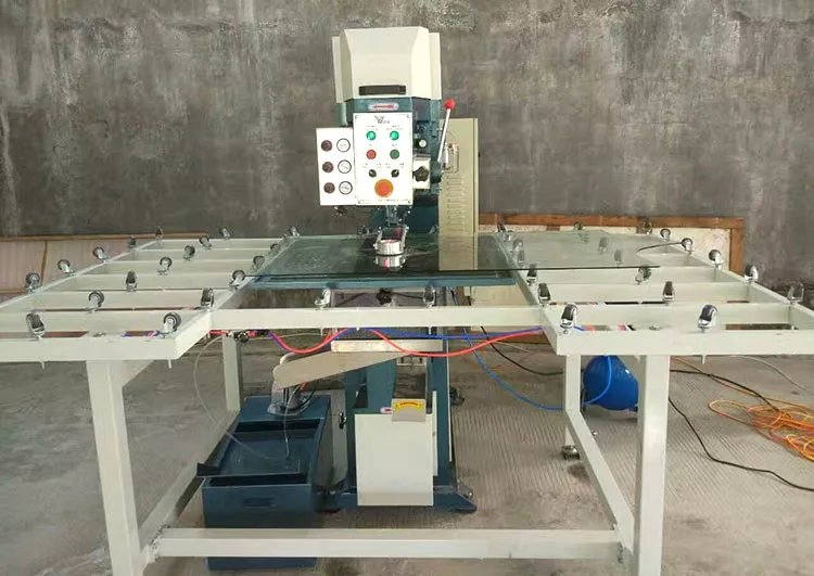 High Quality Full Automatic CNC Glass Processing Glass Hole Drilling Machine