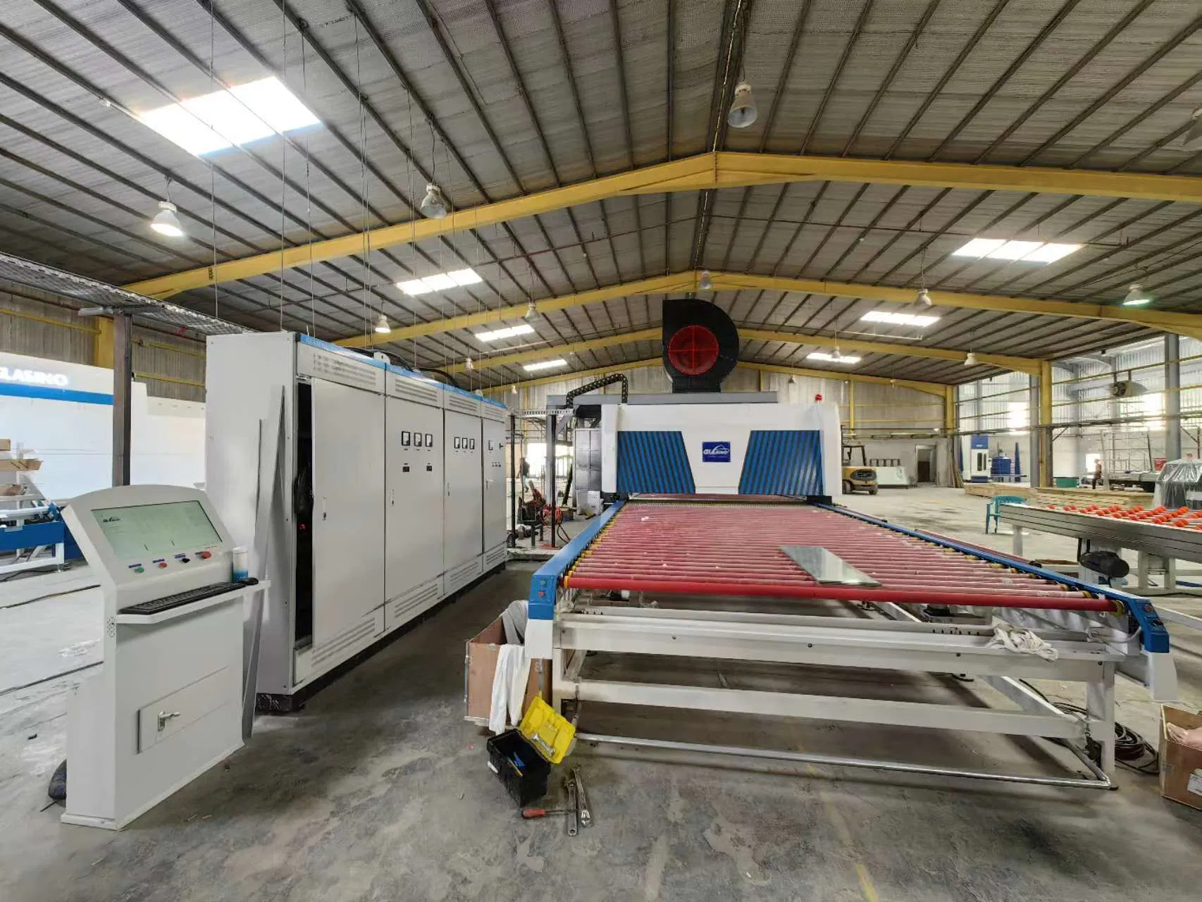 Flat and Bending Glass Tempering Machine with Low E