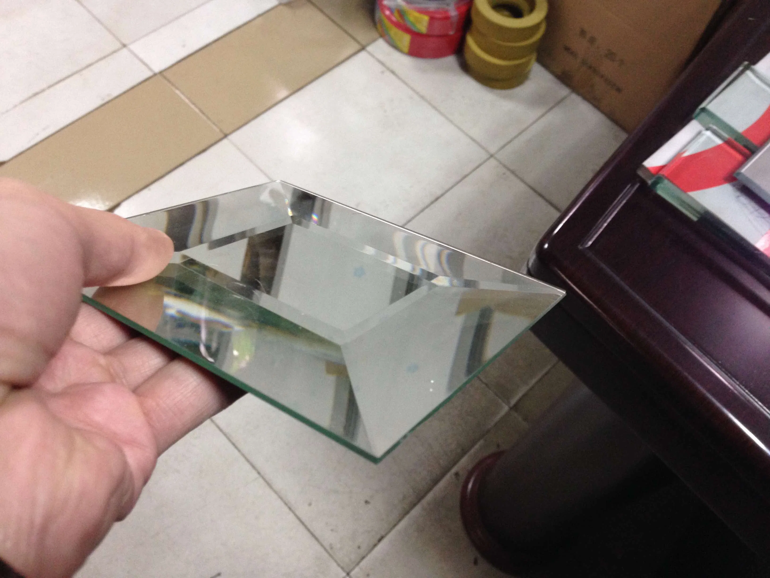 9 Spindles Motors Automatic Flat Glass Straight Line Polishing Edging Machine Manufacturer Hhxm361