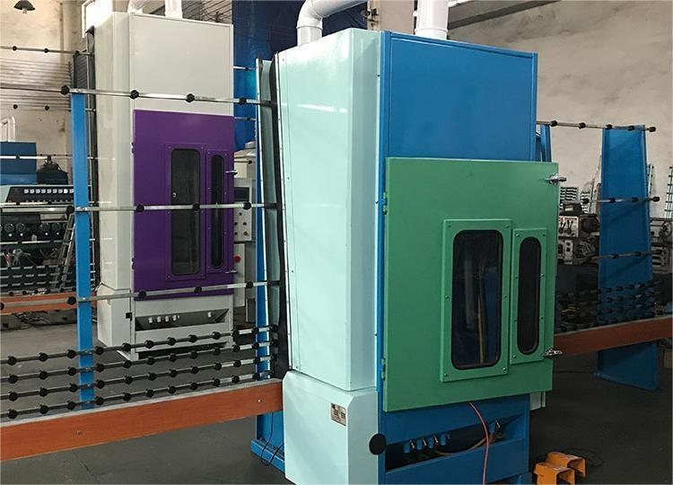 Professional Workshop Cabinet Model Contoured Grip Handle Glass Sandblasting Machine