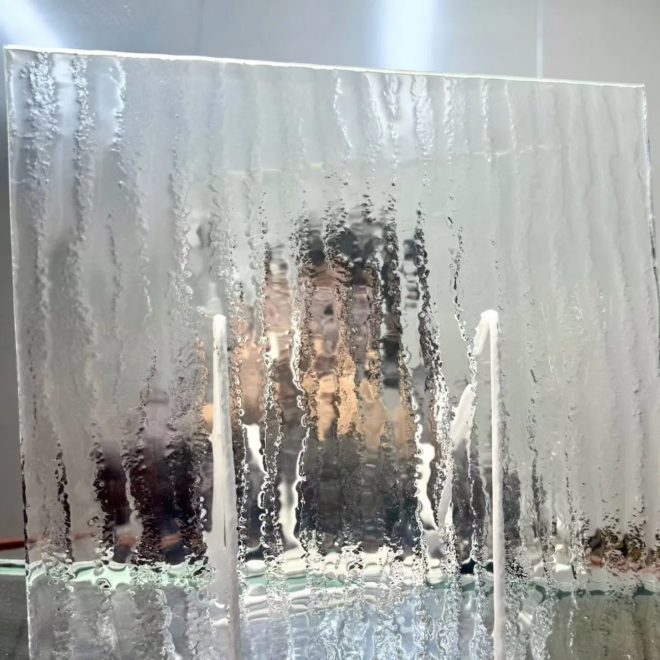 Fusing Cast Hot Melting Glass for Windows Wall Partition Bathroom Mirror Frame Artwork