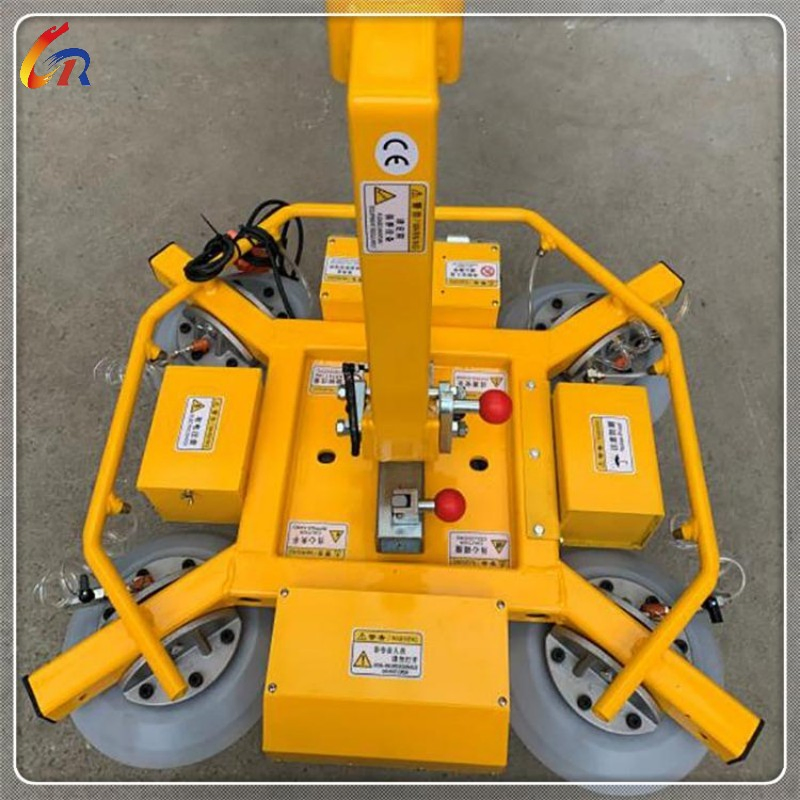 Vacuum Glass Handling Device with Quick Release and Safety Lock