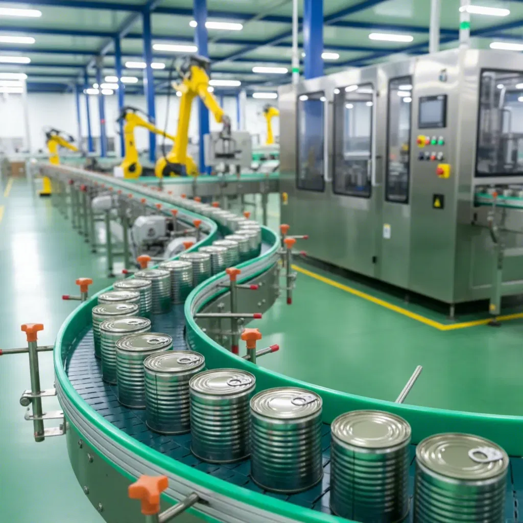 New Automatic Prefabricated Fruit Canning Machine Vegetable Canned Meat Chili Sauce Tomato Paste Food Production Line