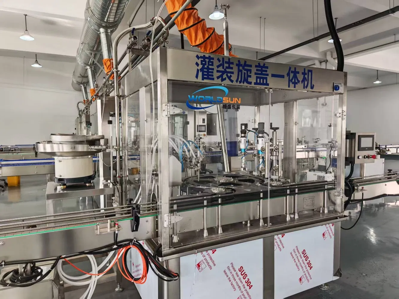 Automatic Liquid Soap Liquid Detergent Liquid Chemicals Filling Capping and Labeling Machine Production Line