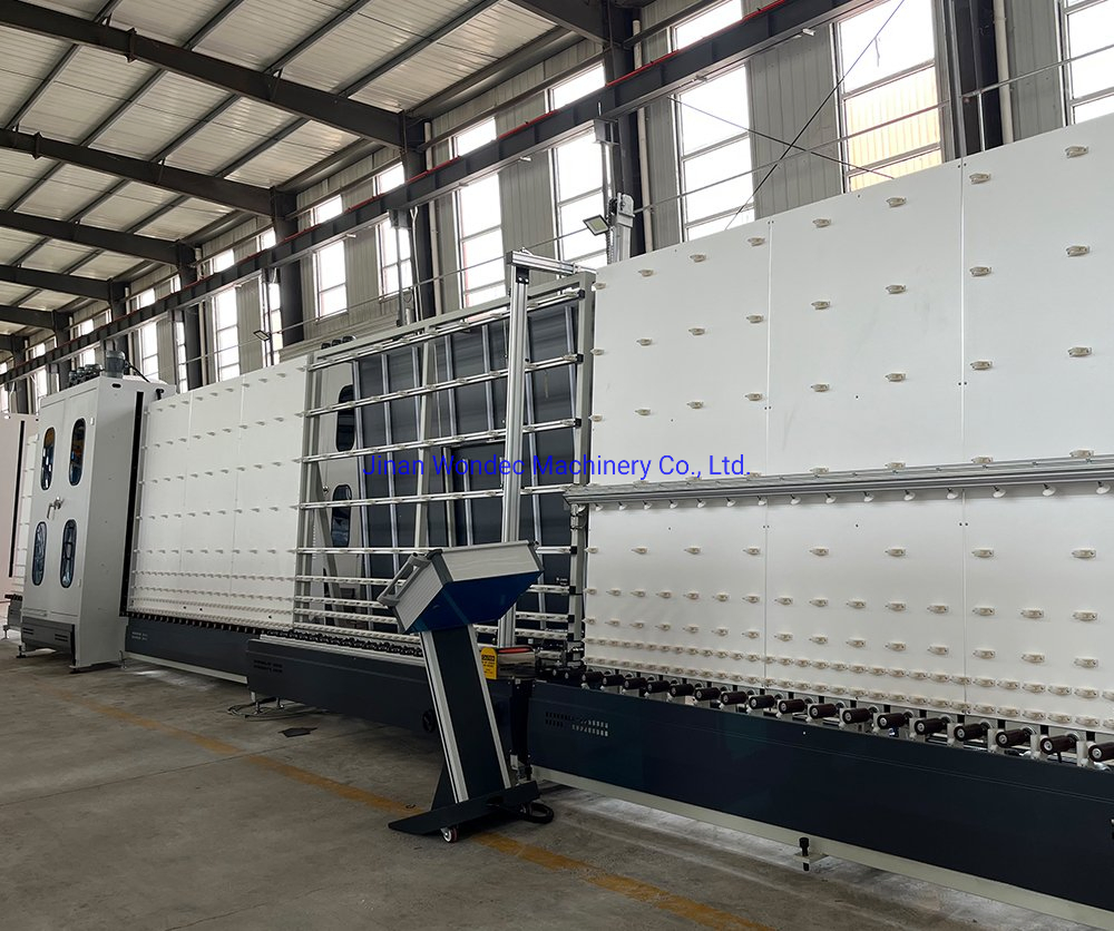 CNC Automatic Insulated Glass Production Line CE Vertical Insulating Glass Processing Machinery Online Gas Filling &amp; Flat Panel Press