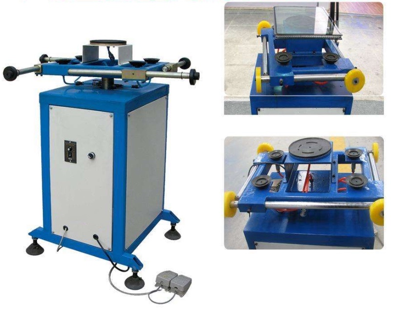 AGM Rotated Sealant Spreading Table Machine Industrial Insulating Glass Machine