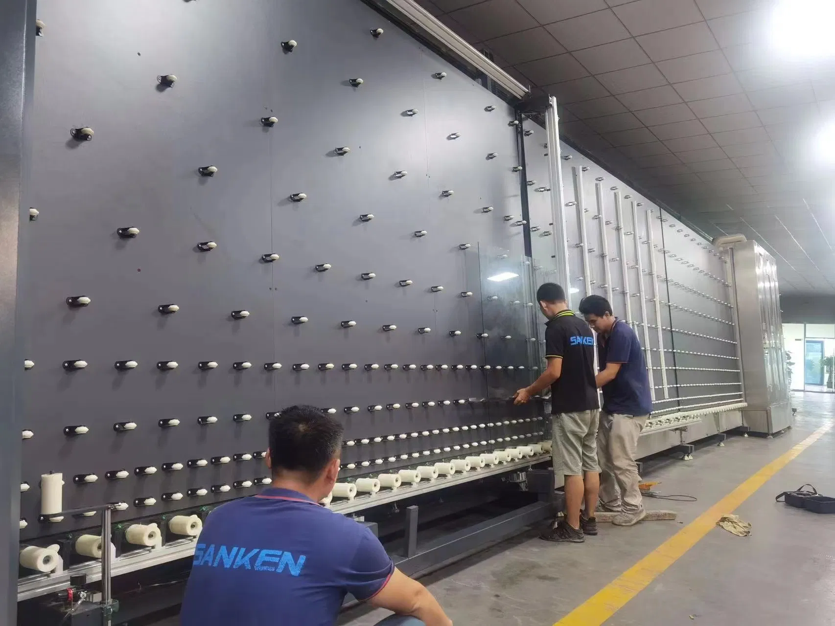 Sanken Double Glass Making Machine Tempering Low-E Glass Double Glazing Making Line