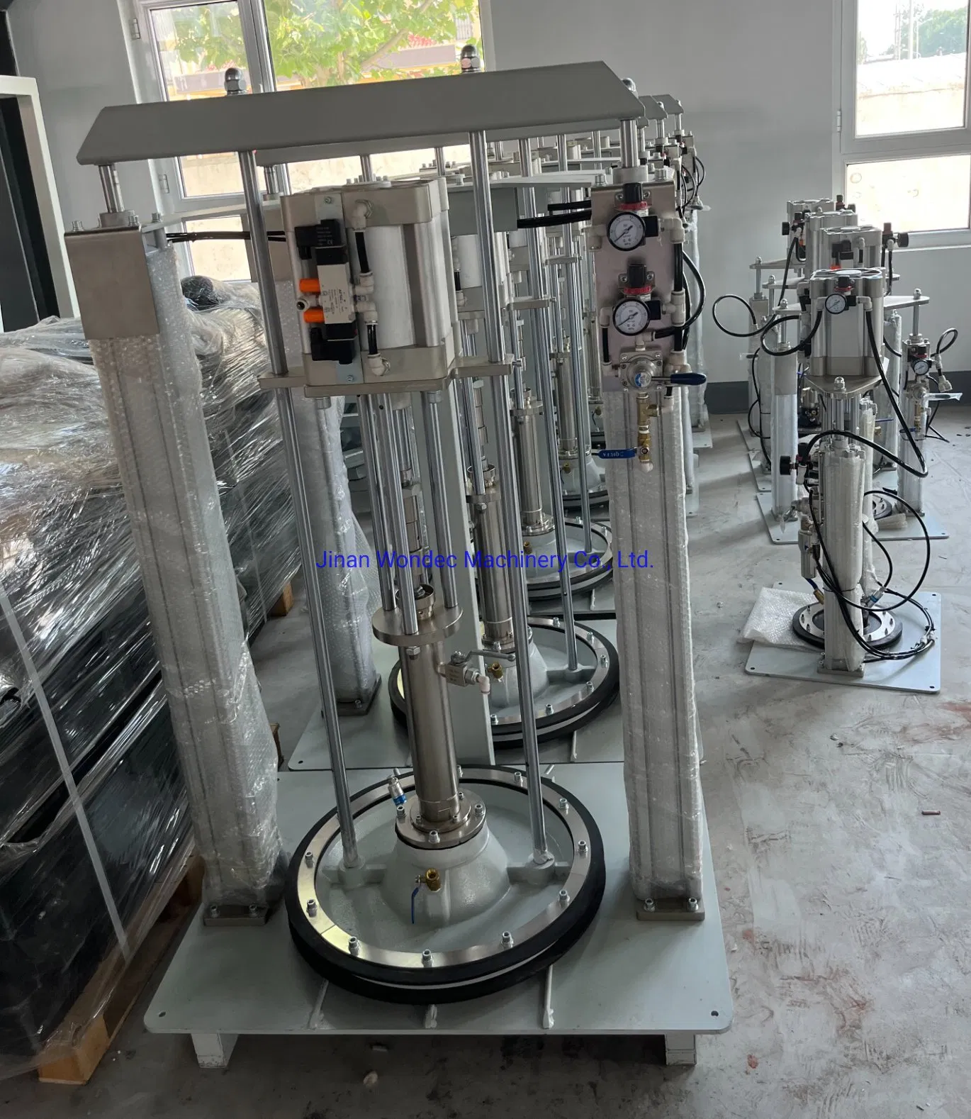Semi-Automatic Two-Component Sealant Coating Extruder for Double Glazing Machine