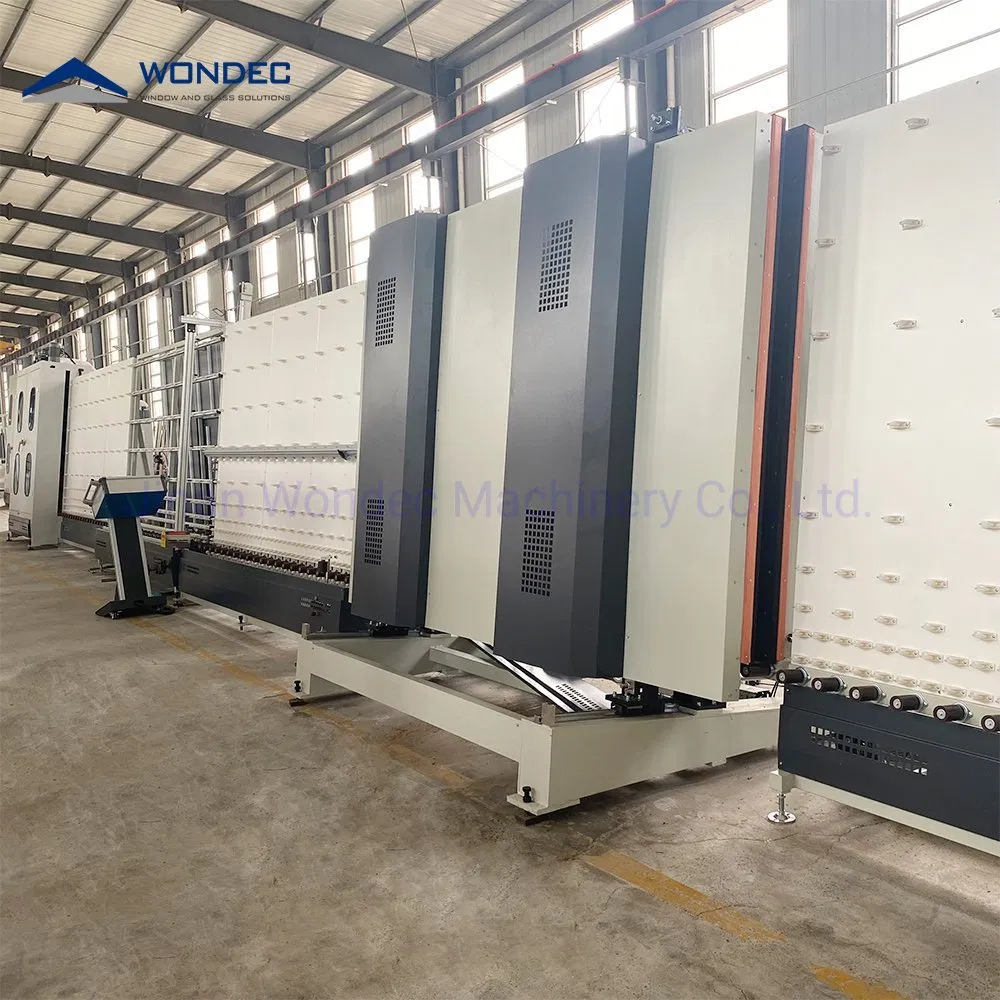 CE Vertical Double Glazing Dgu Making Machine Igu Processing Produce Insulating Glass Flat-Pressing Production Line with Automatic Sealing Robot Equipment