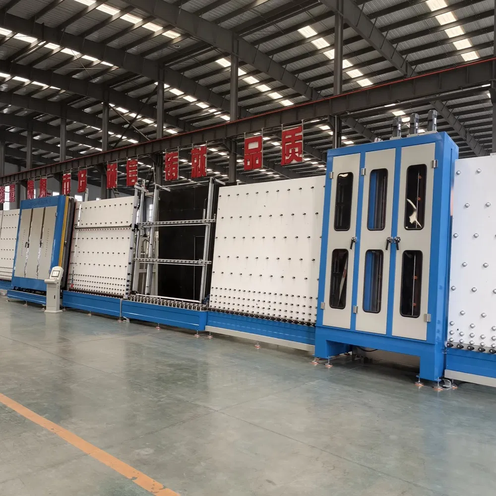 Automatic Insulating Glass Gas Filling Inside Flat Press Production Line