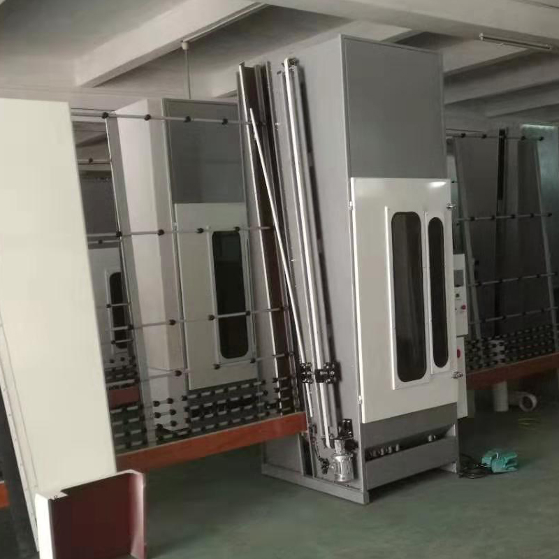 Vertical Glass Processing Machine Automatic Sandblasting Glass Machine