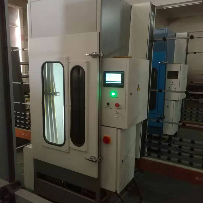 Vertical Glass Processing Machine Automatic Sandblasting Glass Machine