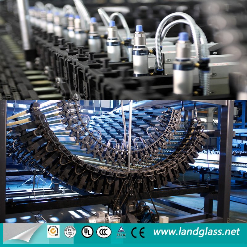 Landglass Jetconvection 4-19 Building Flat and Car Bent Low-E Bending Toughened Glass Production Line