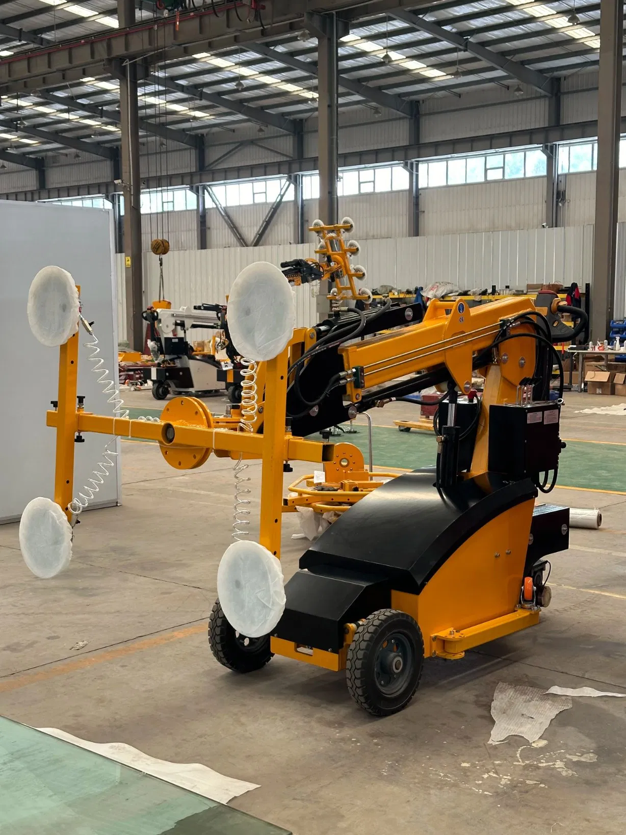 Smart Remote-Controlled Glass Handling Robot for Safe Glass Assembly