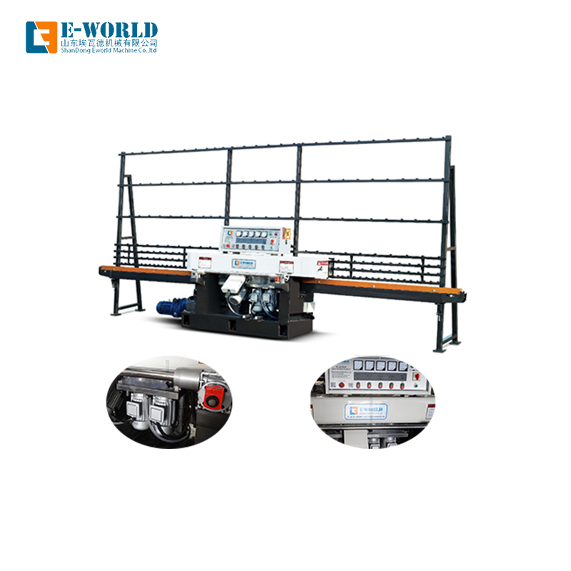 Straight Line Glass Edging Machine Supplier 4 Motor Glass Edge Polishing Machine