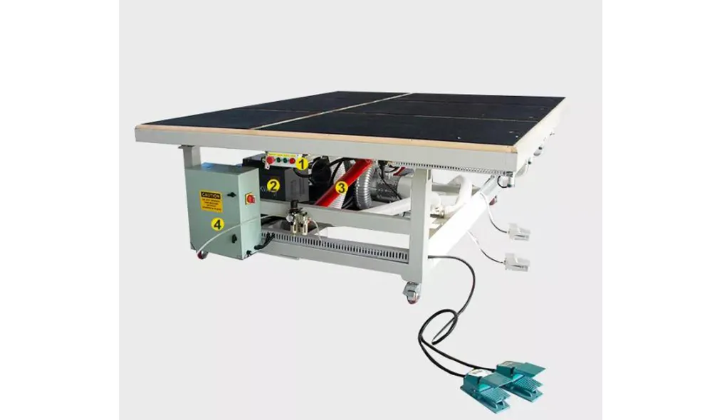 Automatic Shaped Glass Cutting and Breaking Line