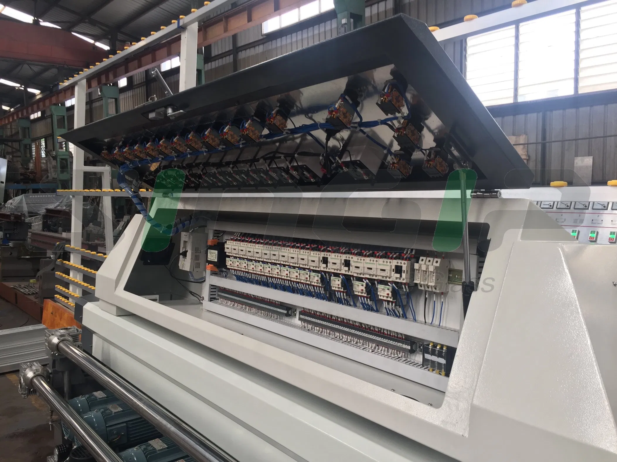 Singip 9 Motor Glass Straight Line Beveling Machine Glass Edging Machinery Equipment