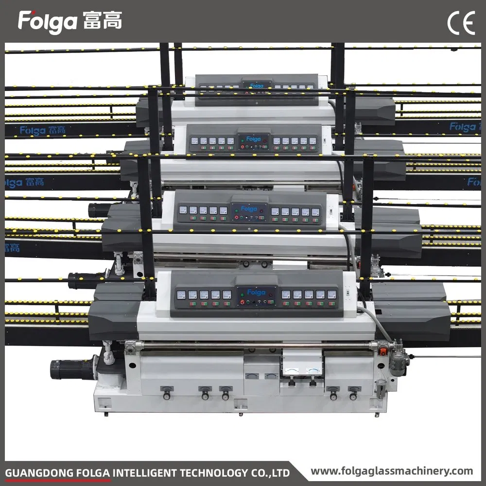 High-Efficiency Low-Maintenance Cost Glass Vertical Straight Edging Machine for Aquarium-Glass Processing