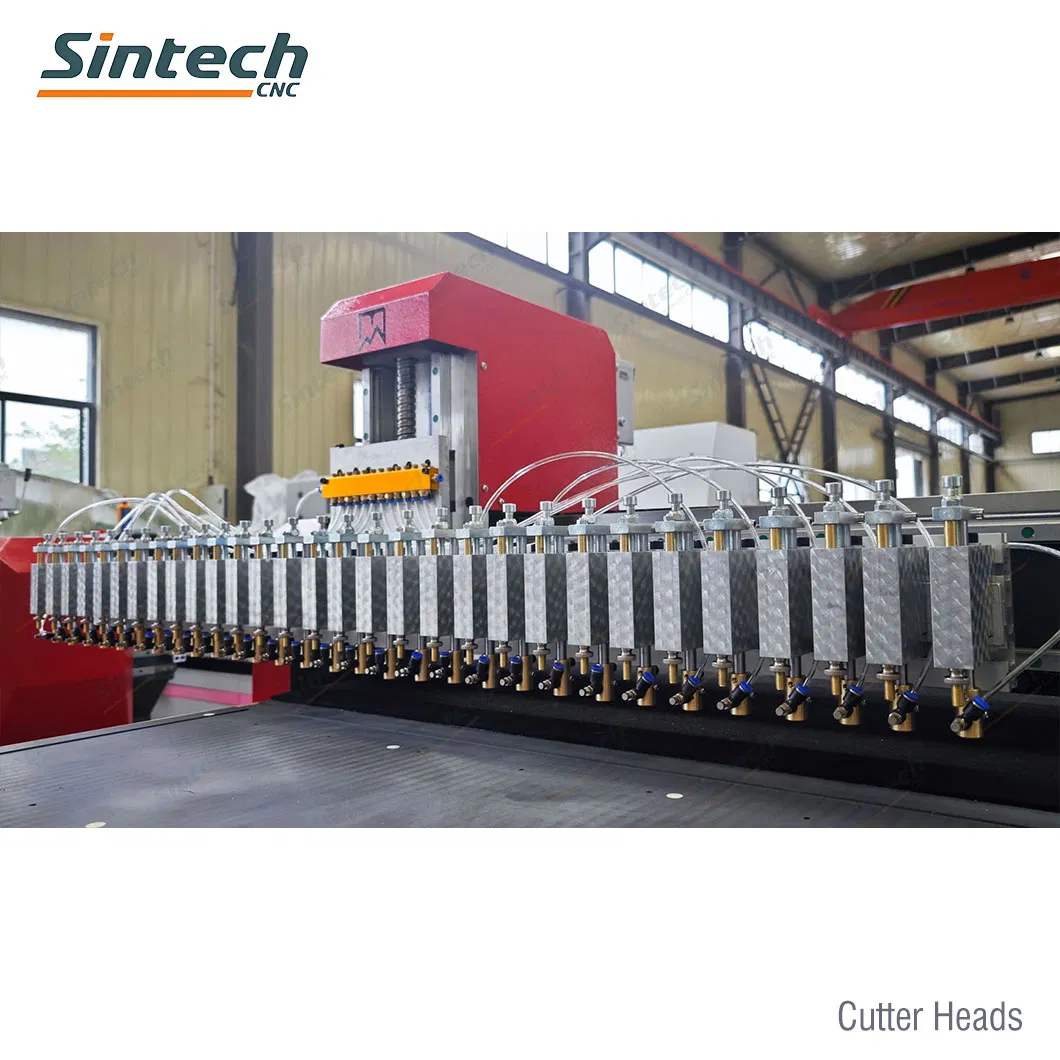 Shaped Glass Multi-Heads CNC Glass Mirror Cutting Machine