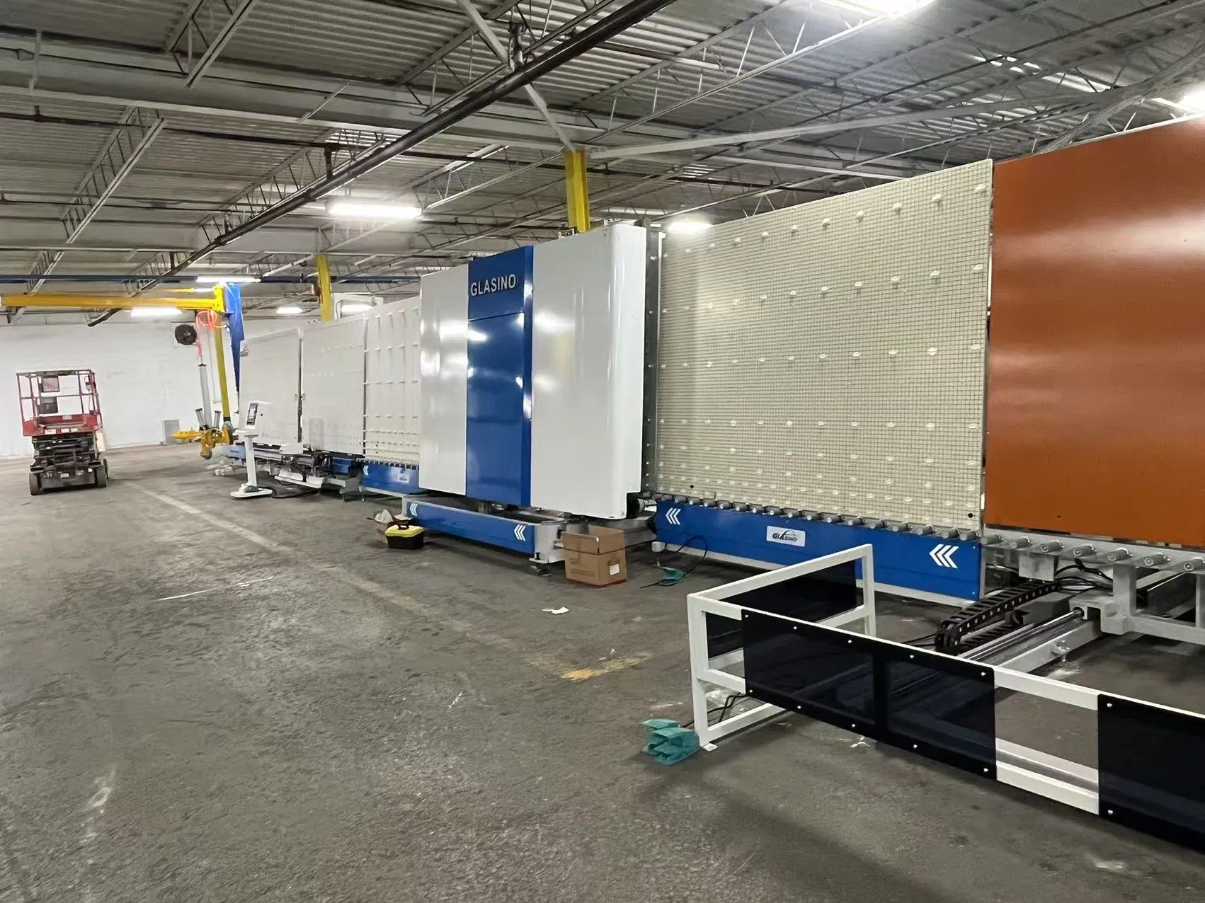 Customized Commercial Automatic Vertical Super Spacer Insulated Glass Production Line with Roll Press and Washing Machine for Low-E Insulating Glass