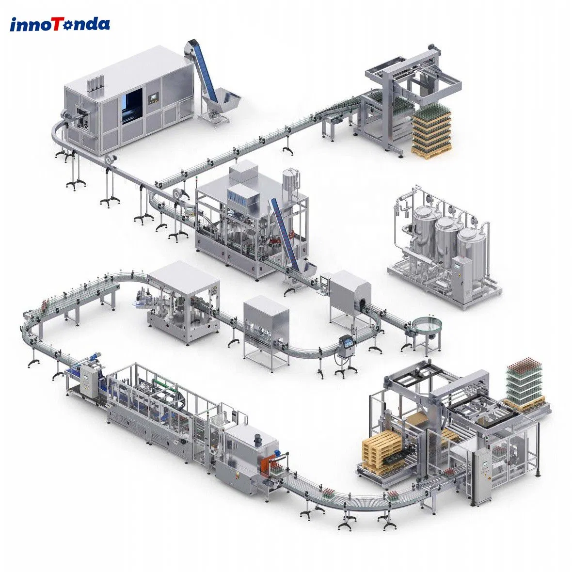 Production Line Filling Capping Machine