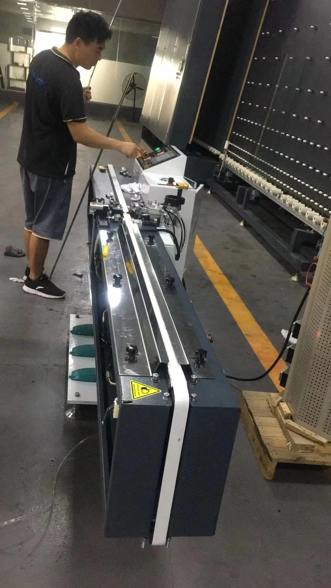 Sanken Double Glass Making Machine Tempering Low-E Glass Double Glazing Making Line