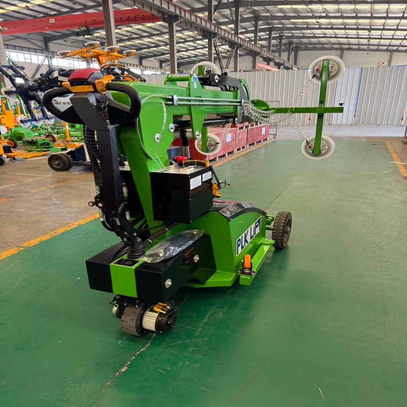 Heavy-Duty Glass Suction Mobile Cart, Essential for Factory Workshop Glass Handling