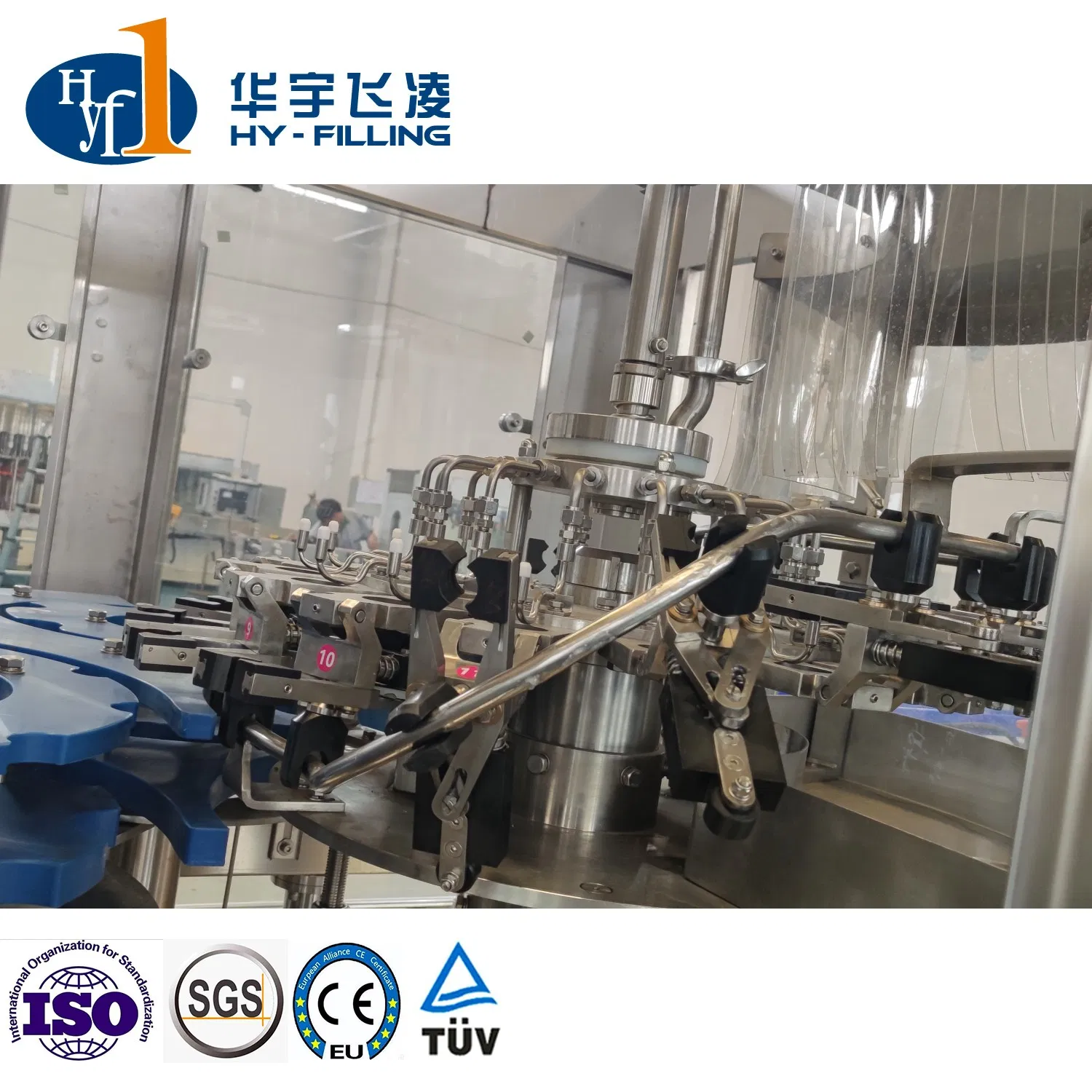 Flat Glass Bottle Alcohol Drink Filling Machine/Automatic Wine Alcohol Production Line