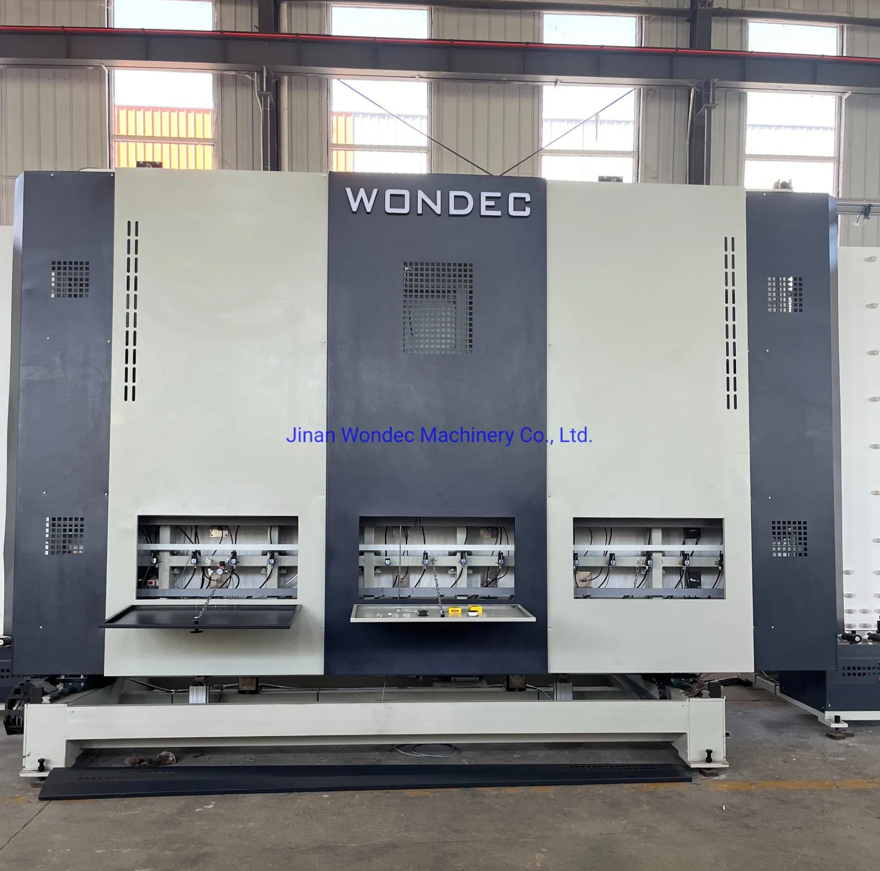 CNC Automatic Insulated Glass Production Line CE Vertical Insulating Glass Processing Machinery Online Gas Filling &amp; Flat Panel Press