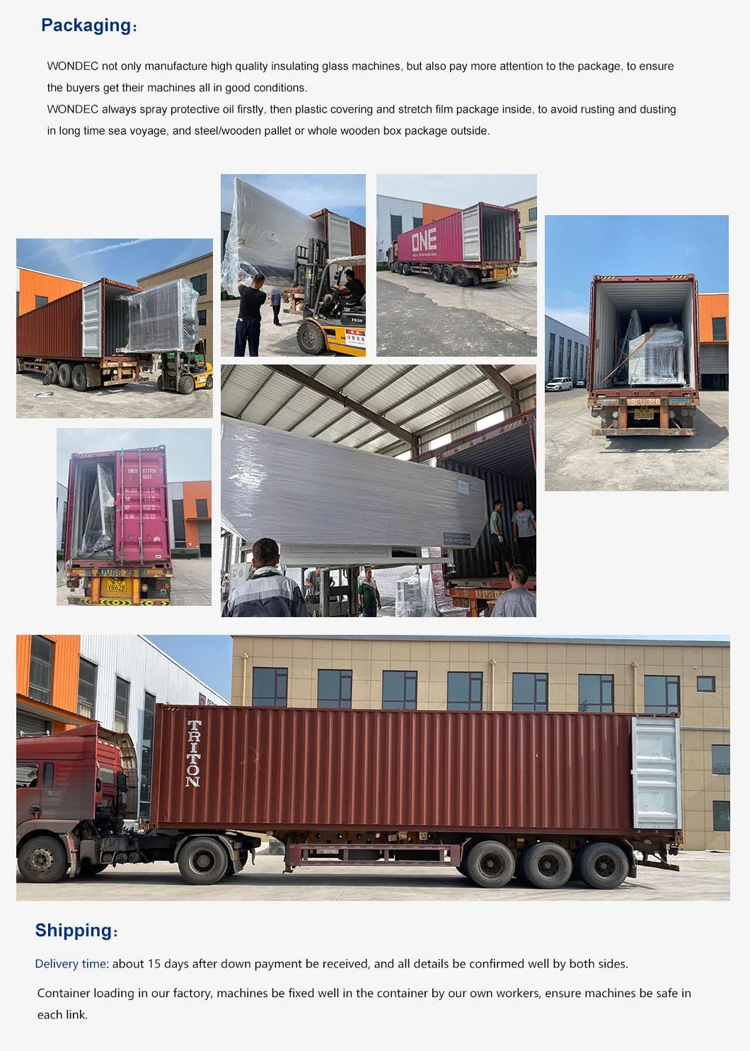 Packaging and Shipping