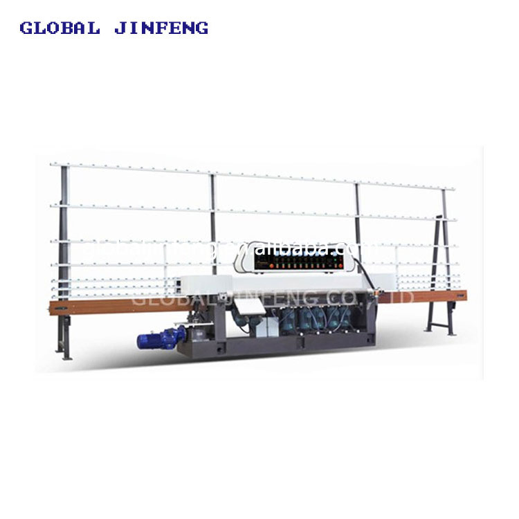 9 Mottors Glass Straight Line Edging Glass Production Grinding and Polishing Machine