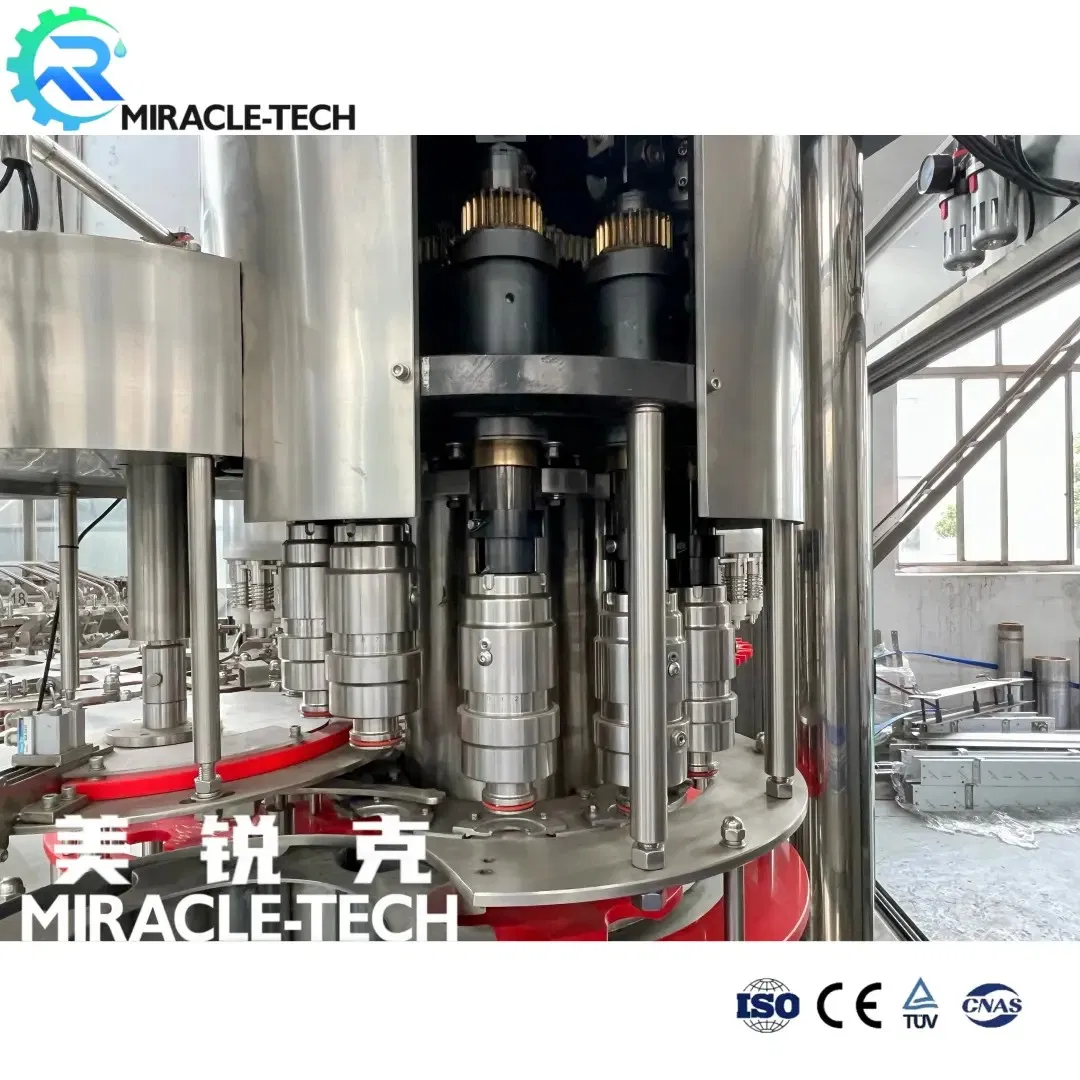 Pet Glass Bottle Soda Drink Carbonated Sparking Water Juice Filling Bottling Production Line/Automatic Processing Making Carbonation Machine