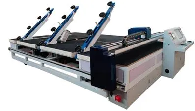 Dual-Laser Alignment Glass Cutting Table