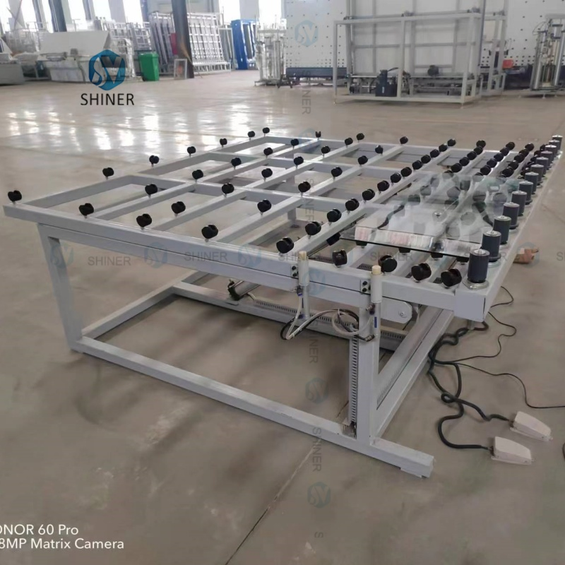 Nisen 2025 ISO CE Hollow Glass Insulating Glass Production Line Hollow Glass Horizontal Tilting/ Flip Table Glass Machine Durable Glass Processing