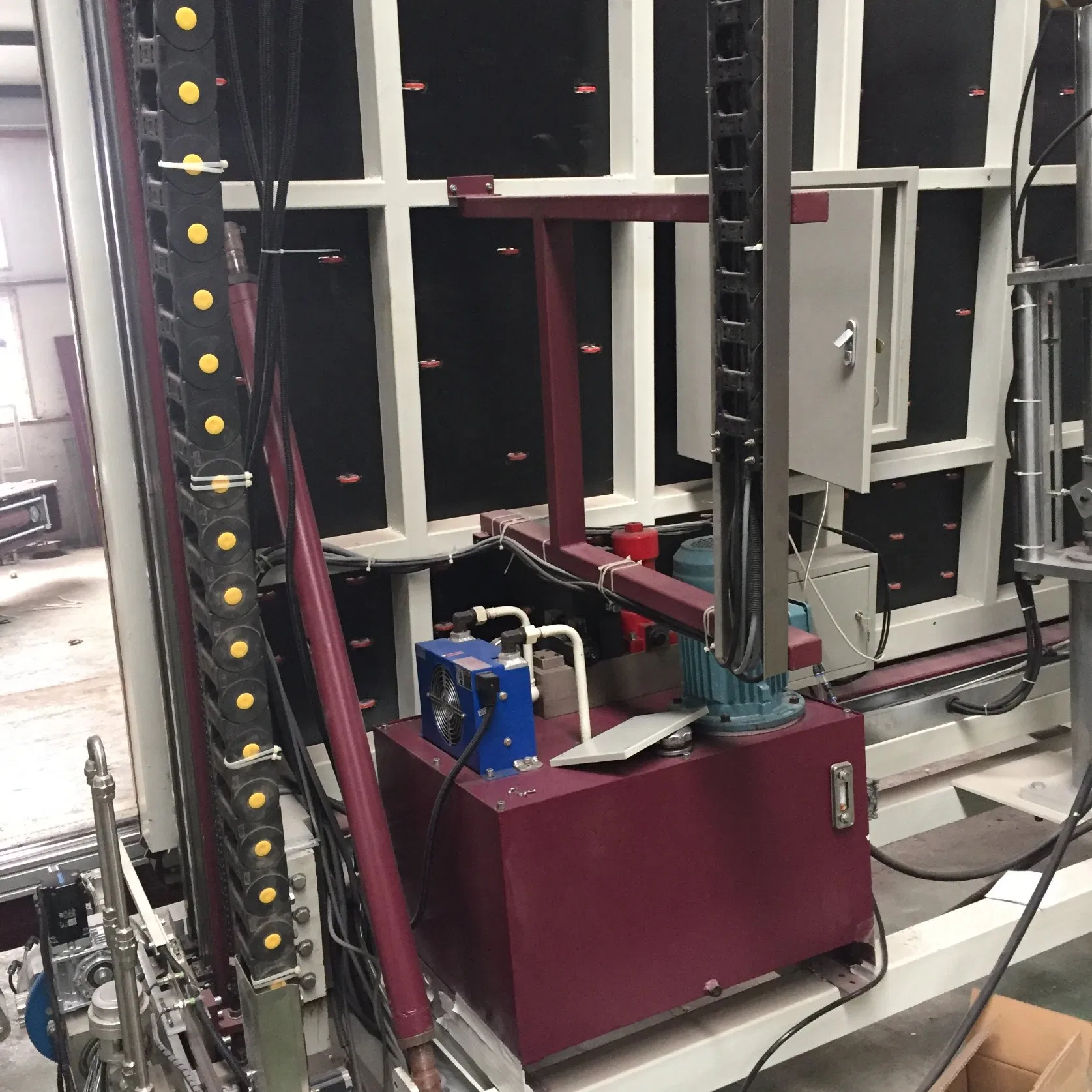 Vertical Insulating Glass Silicone Sealant Sealing Robot