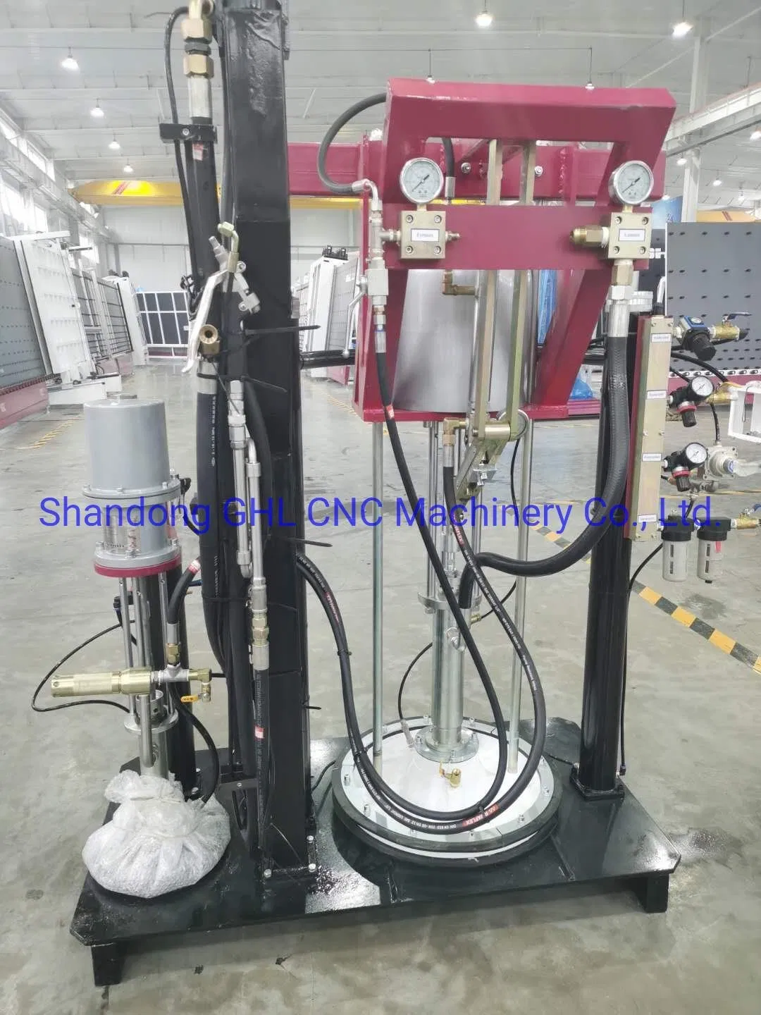 Two Component Rubber Coating Machine for Insulating Glass Two Part Sealant Extruder