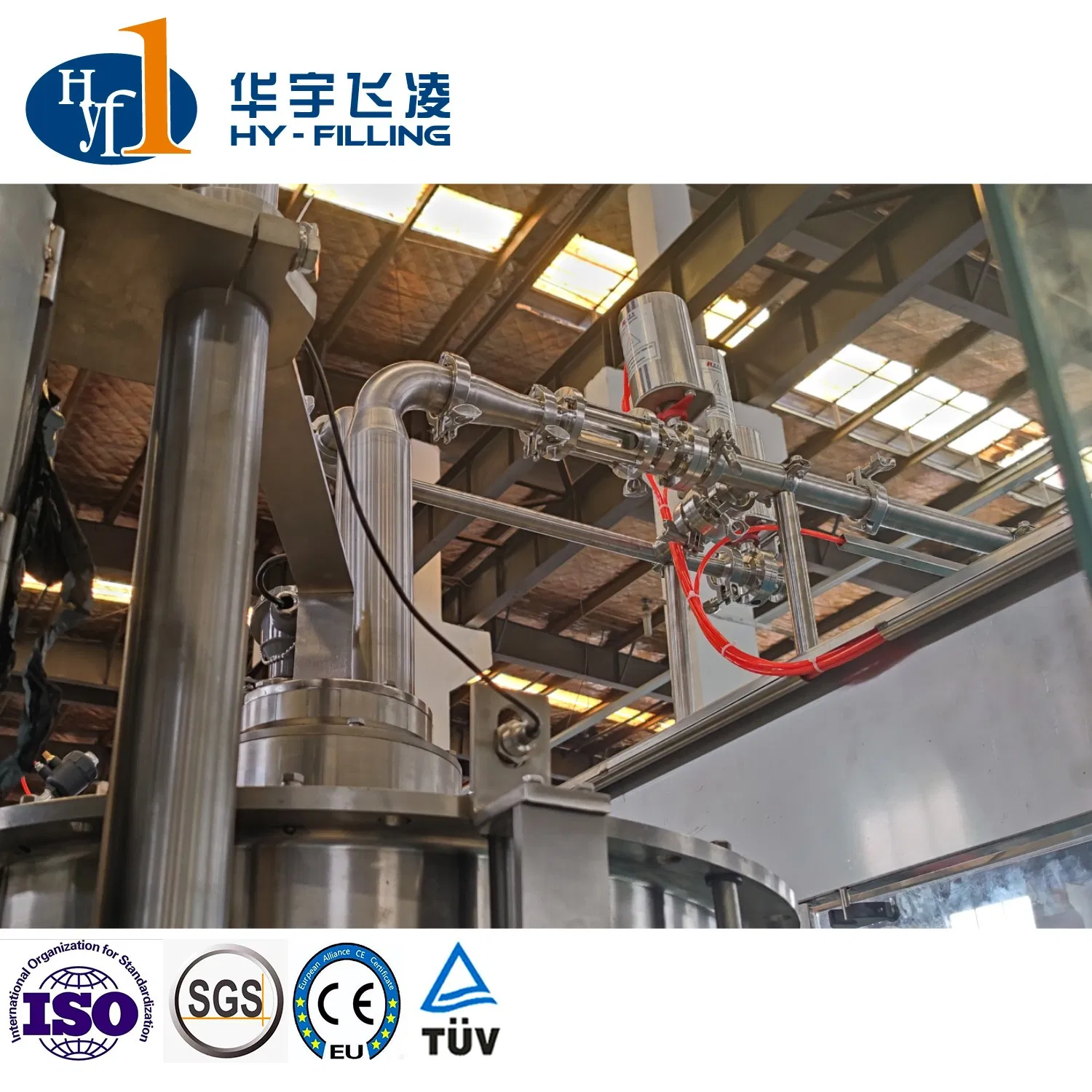 Flat Glass Bottle Alcohol Drink Filling Machine/Automatic Wine Alcohol Production Line