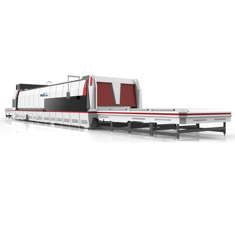 Flat and Bending Glass Tempering Machine with Low E