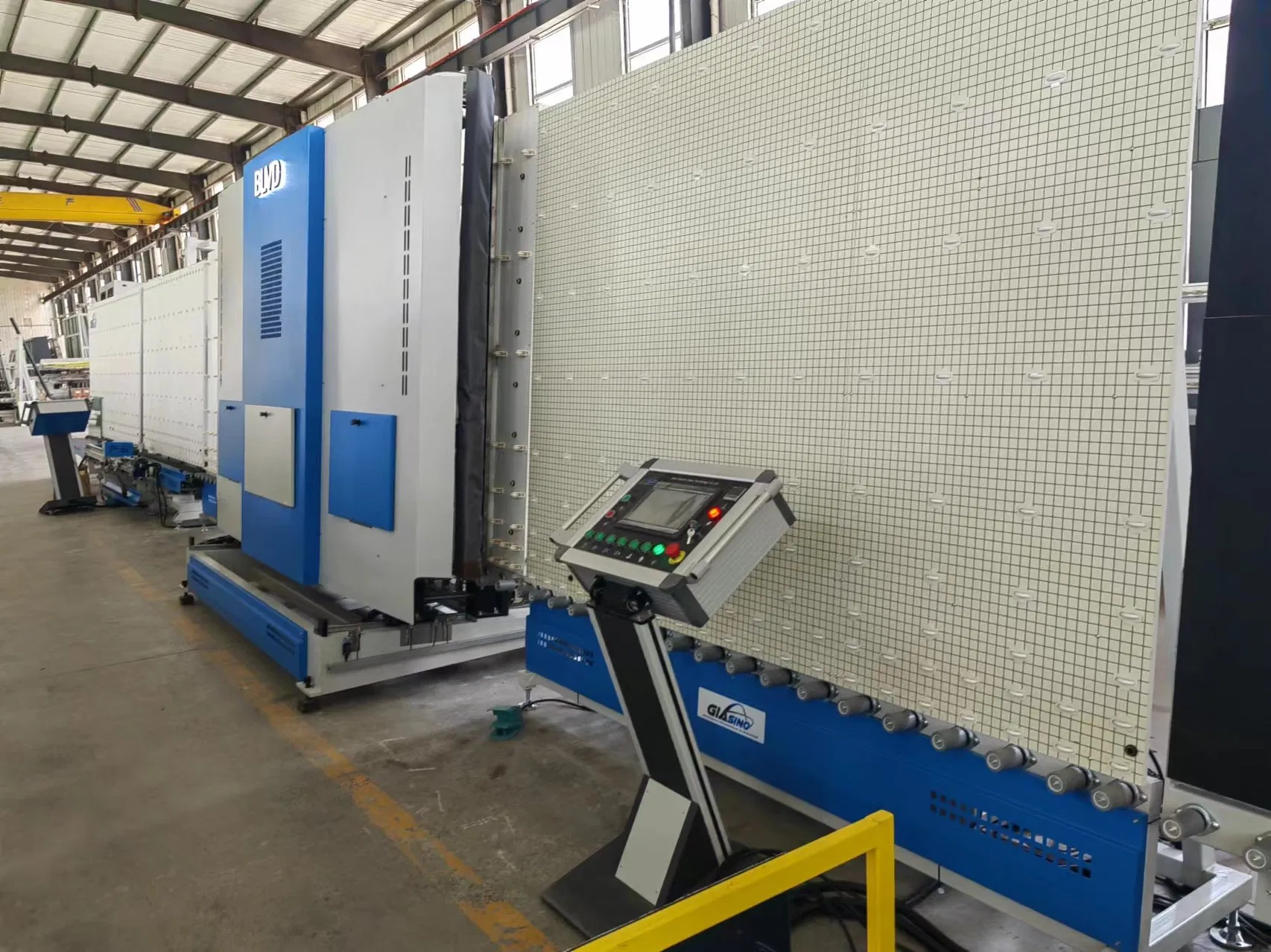 Customized Commercial Automatic Vertical Super Spacer Insulated Glass Production Line with Roll Press and Washing Machine for Low-E Insulating Glass