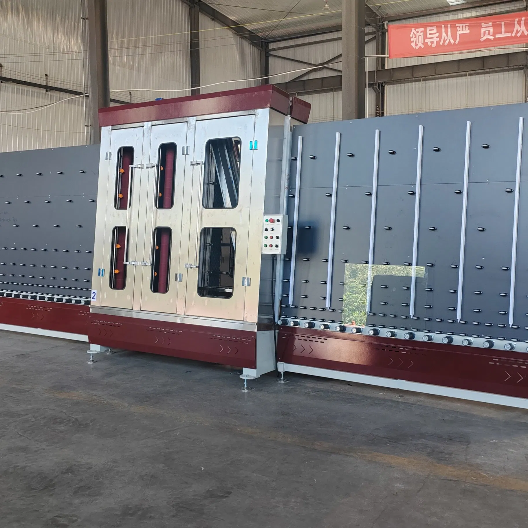 Nisen Lq1800 Automatic Vertical Glass Cleaning Machine for Insulating Glass Processing Glass Machine Washing and Drying Machine