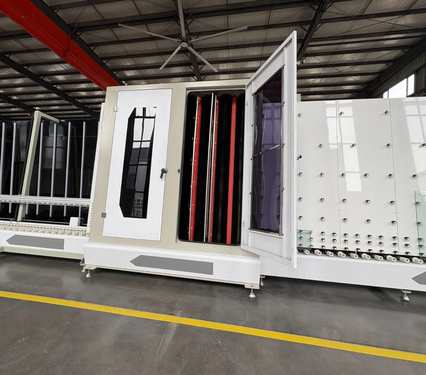 Vertical Automatic Glass Washing and Drying Machine Vertical Insulating Glass Production Line