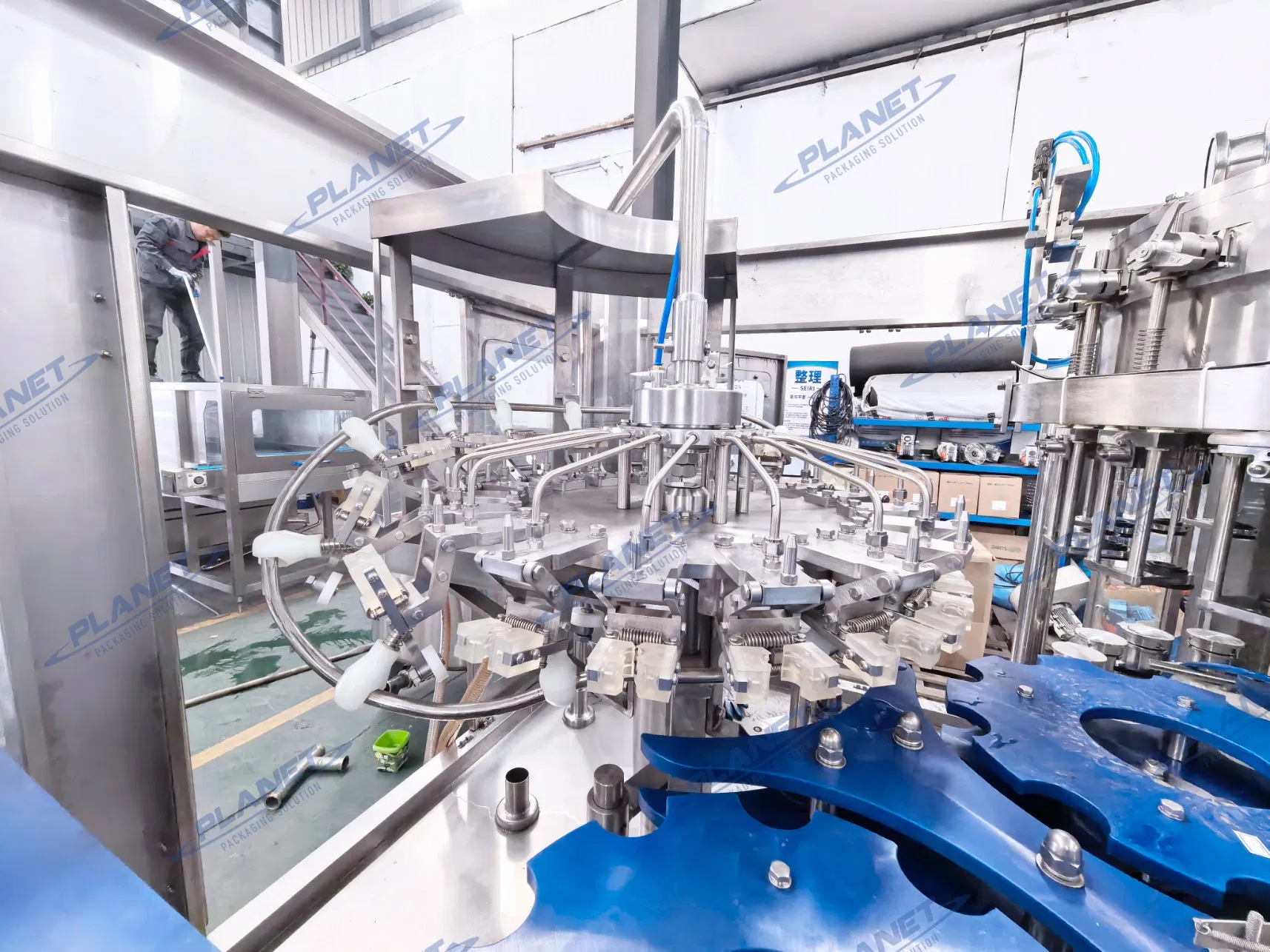 Automatic Glass Bottle Wine Alcoholic Beverage Processing Plant Equipment Carbonated Drinks Beer Sparkling Water Filling Making Bottling Production Line