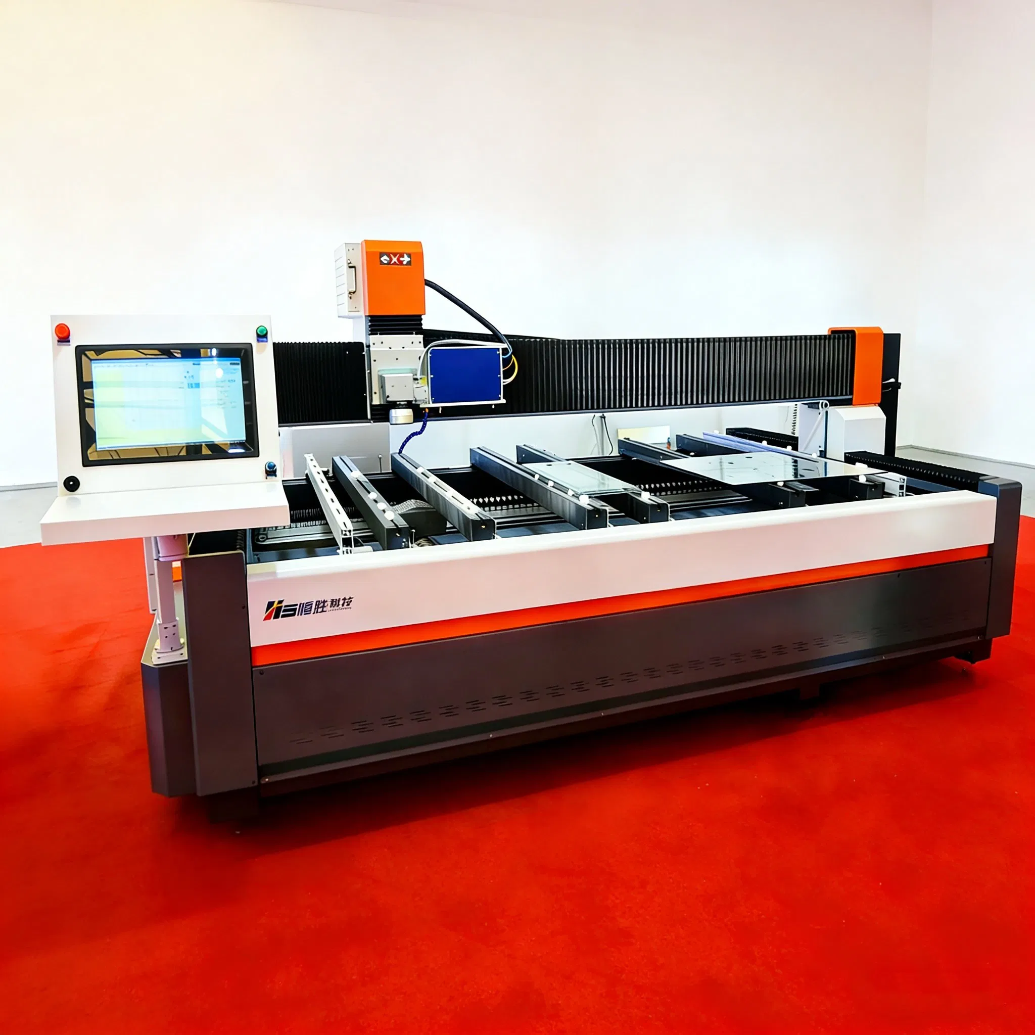 Glass LED Light Mirror Laser Sandblasting Sand Coating Engraving Marking Machine