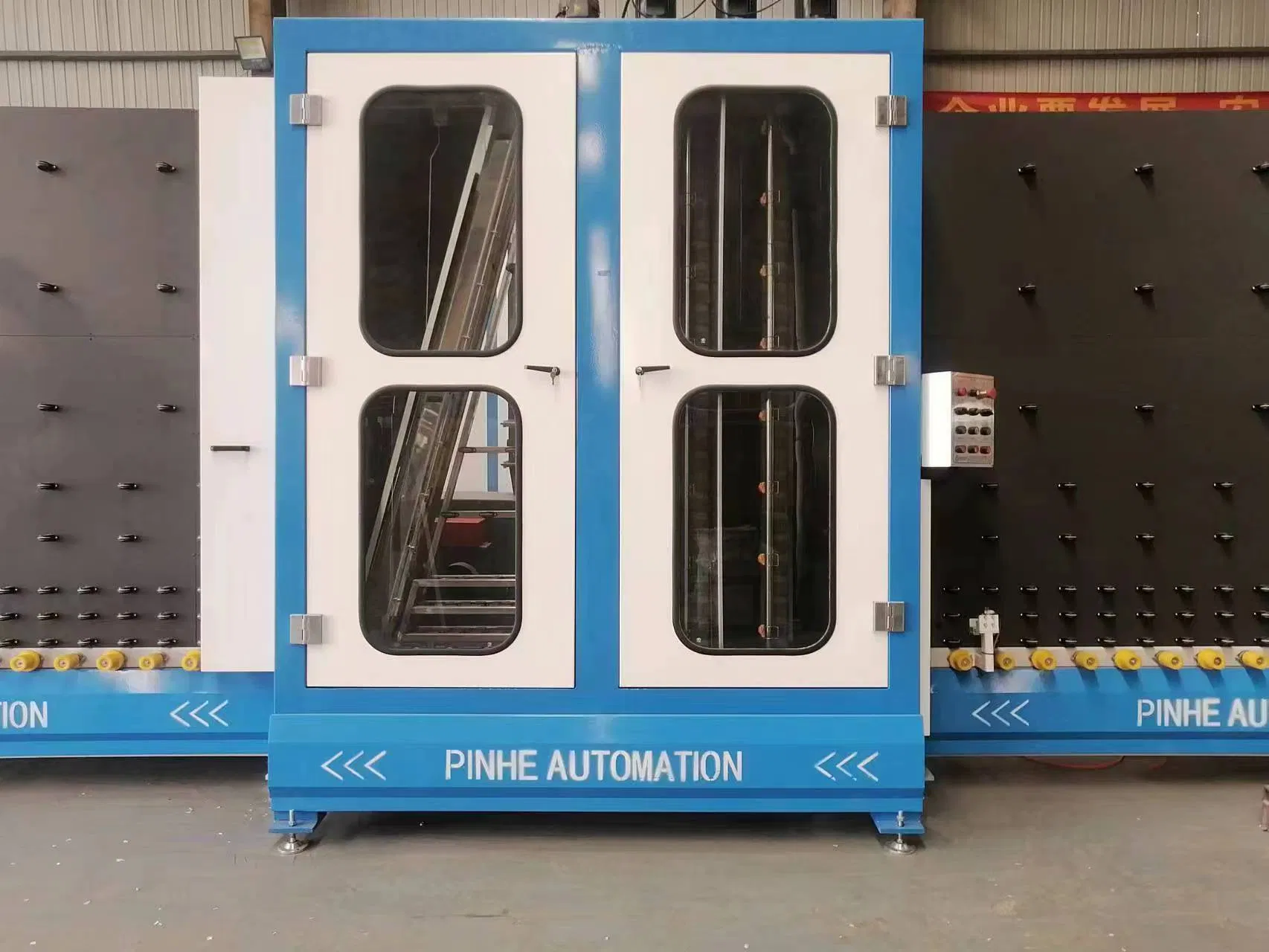 Lbg2500 Vertical Automatic Insulating Glass Multi-Function Flat Press Production Line