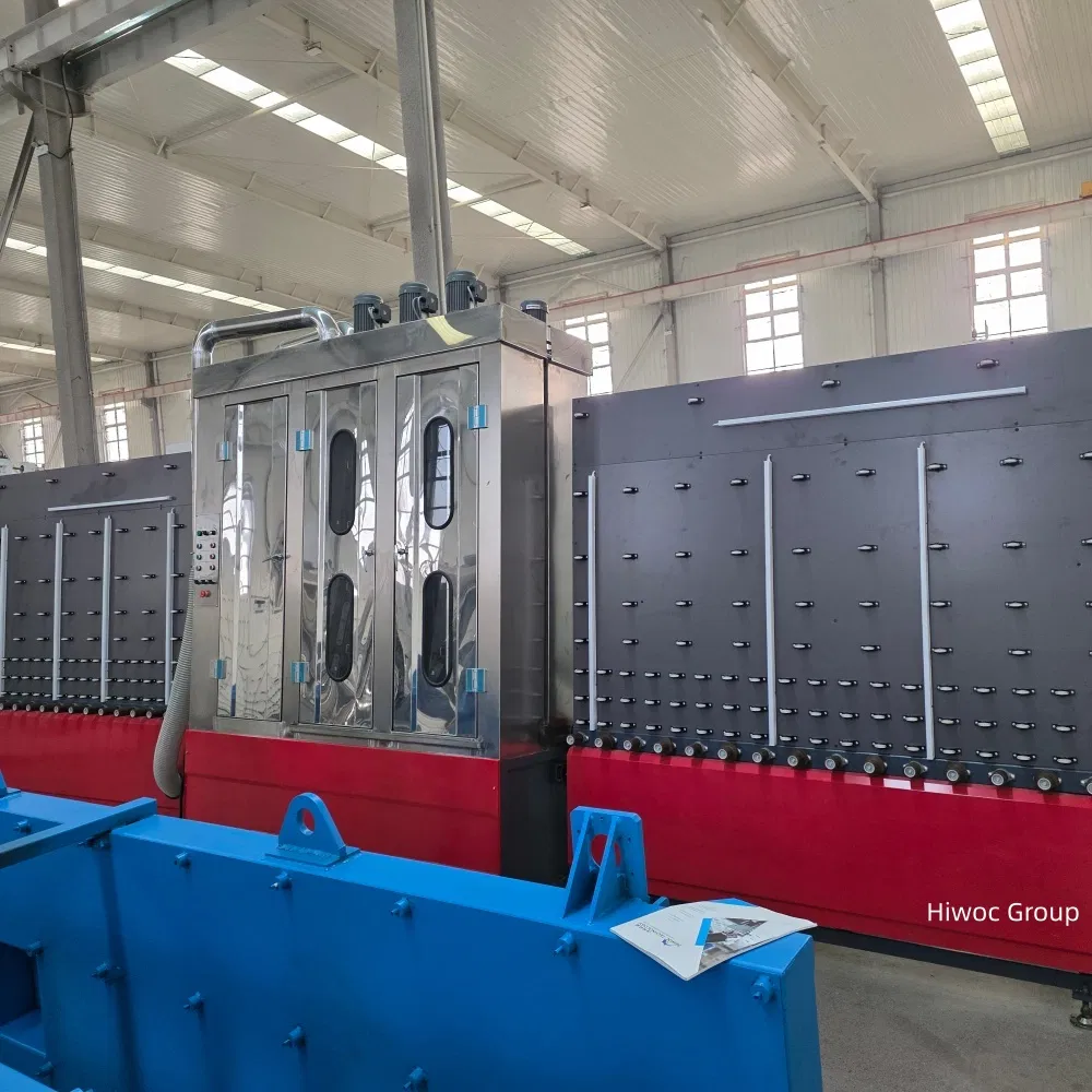 Glass Making Machine Insulating Glass Washing and Drying and Press Production Line